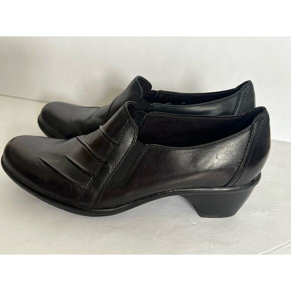 Clarks Partridge Black Woman’s Slip on Shoe Size 9M - Picture 5 of 7